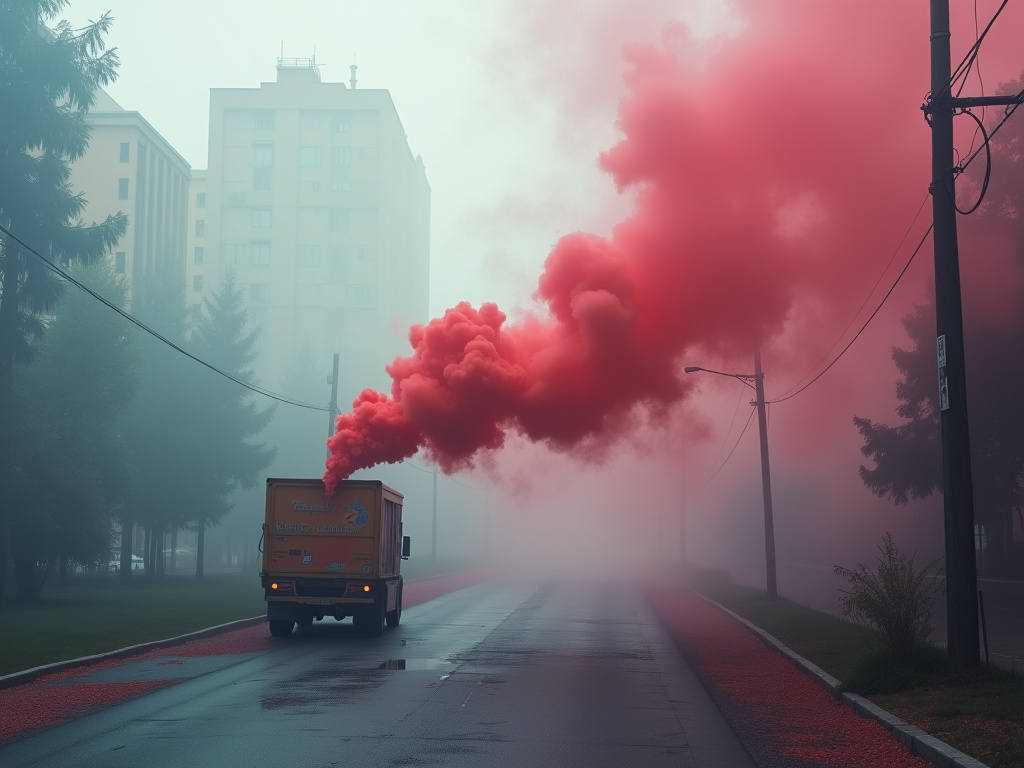 Smog urbano trasformato in pigmento per vernici
